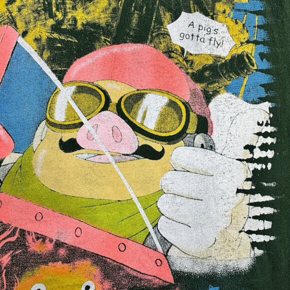 Backstock Co Studio Ghibli Fan Art T-Shirt Men’s XL Anime AOP Rap Tee Bootleg - Picture 13 of 16